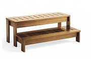 Ступень двойная ТИК 128 x 60 x 18/36 H cm