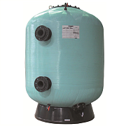 Фильтр 61м3/ч при 40м3/ч/м2 Astral Praga 1400 без вентиля фланец 110 1650кг и 450кг